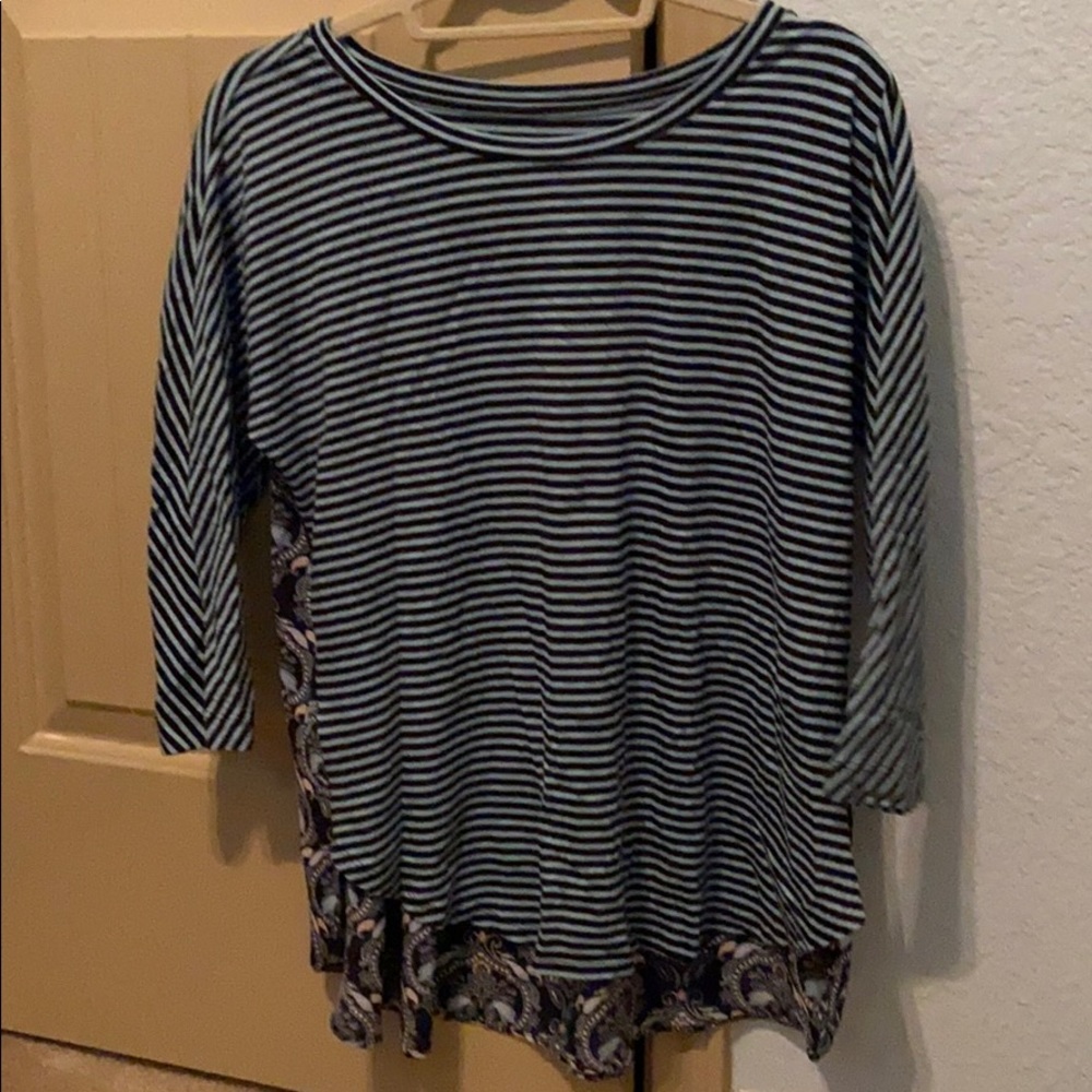 Loft long sleeve tunic blouse